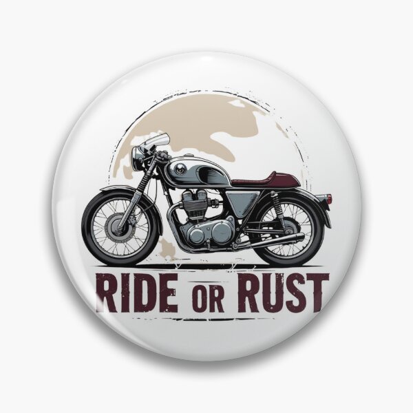 Item preview, Ride or Rust – Vintage Motorcycle Graphic for True Riders designed and sold by jelonkaa.