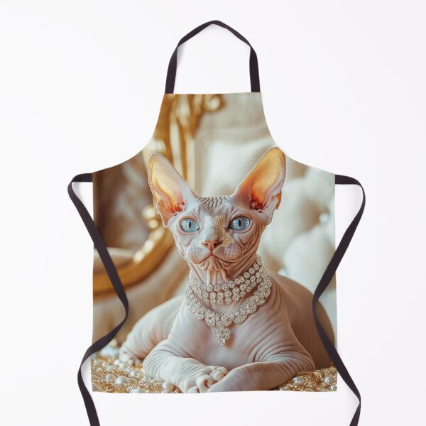 Item preview, Jewelry-clad sphynx cat designed and sold by anytka.