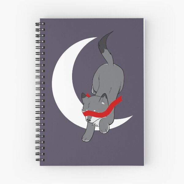 Item preview, CRESENT MOON WOLF designed and sold by stegowosaur.