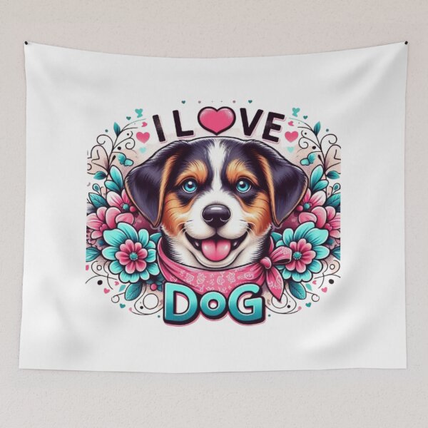 Item preview, I love dog designed and sold by TodeNina.