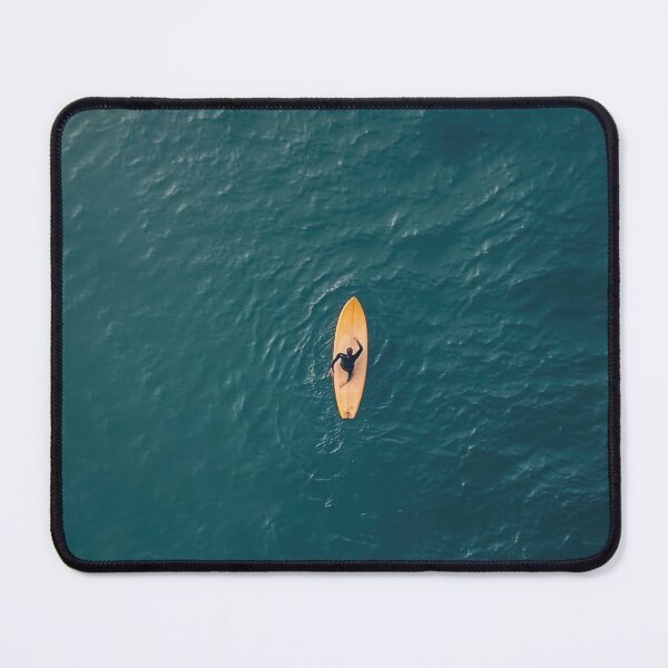 Item preview, Surfer paddling in calm ocean waters designed and sold by anytka.