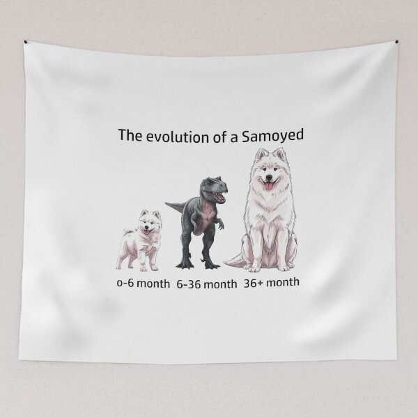Item preview, The Evolution of a Samoyed designed and sold by Ranout.