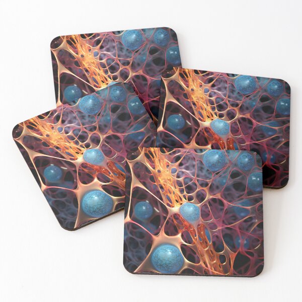 Item preview, Vibrant cell abstraction designed and sold by anytka.