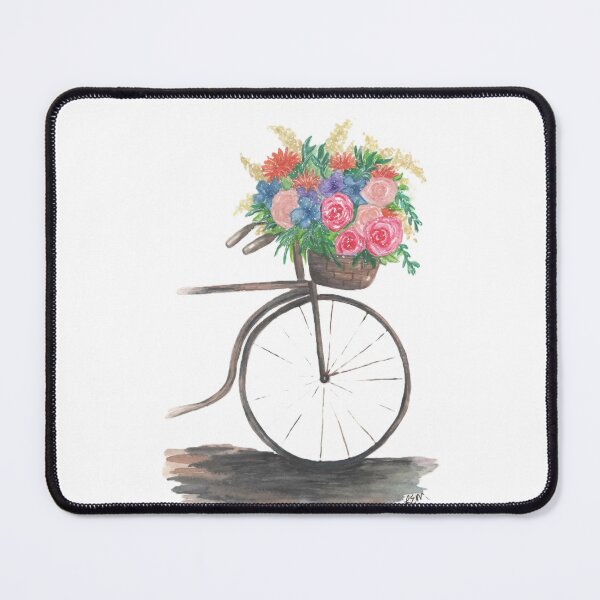 Item preview, Old Bicycle with Flower Basker designed and sold by Lmarston123.
