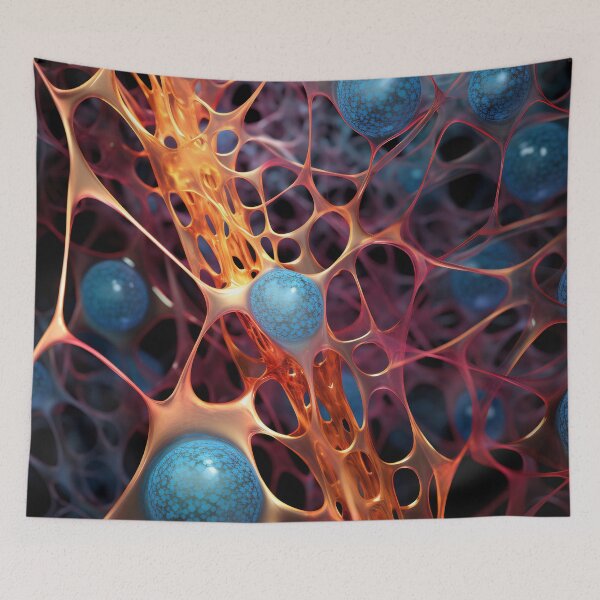 Item preview, Vibrant cell abstraction designed and sold by anytka.