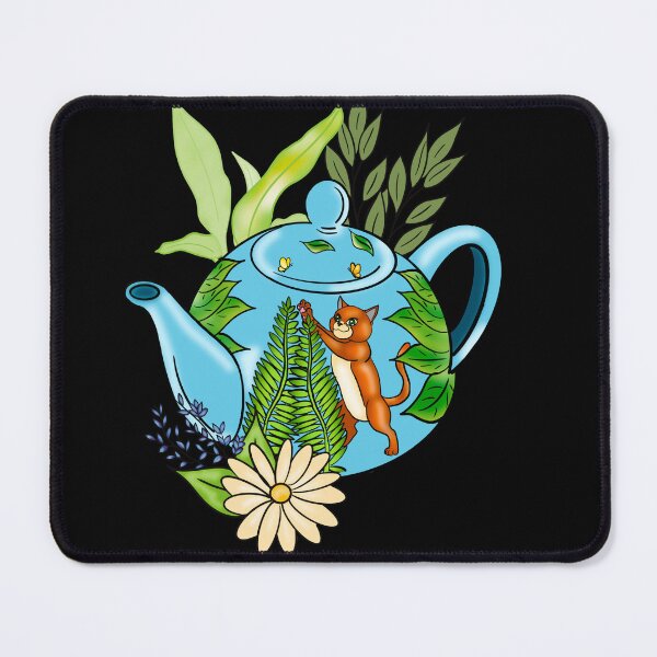 Item preview, Tea time cat designed and sold by Moholistique.
