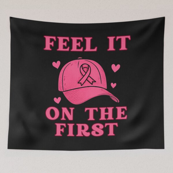 Item preview, Feel It on the First: Breast Cancer Awareness Pink Hat Artwork designed and sold by elynne9.