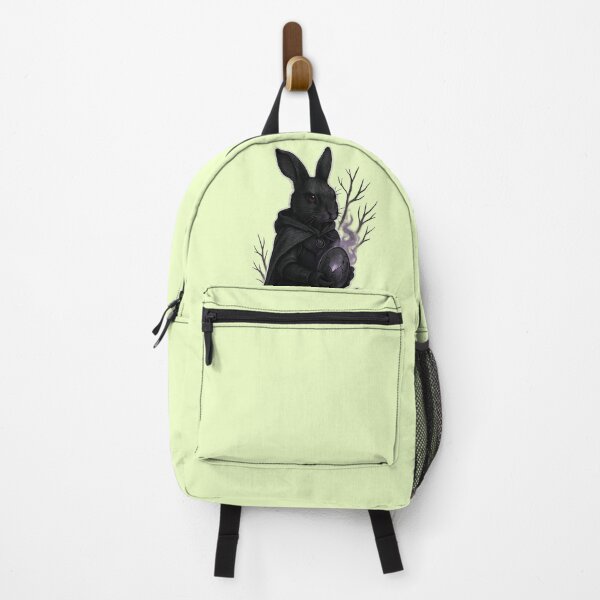 Item preview, Gothic Easter Bunny with Raven – Dark Fantasy Sticker Design designed and sold by Aucia.