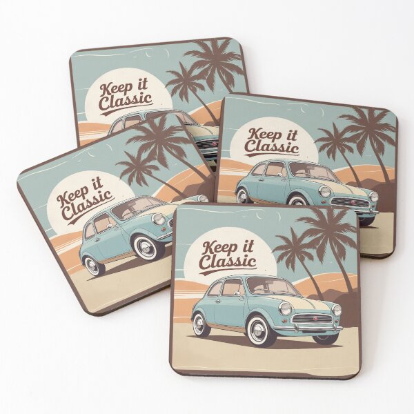 Item preview, Keep it Classic – Retro Beach Car Design designed and sold by jelonkaa.