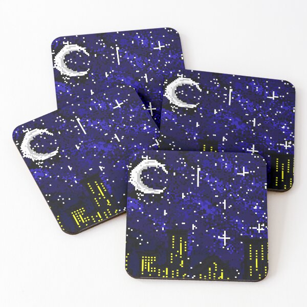 Item preview, Pixel city night  designed and sold by ALIEN'S.