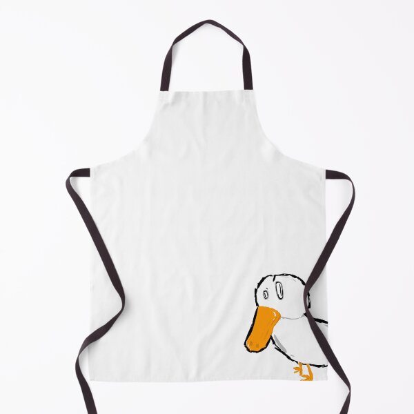 Item preview, Suspicious duck sticking out of wall designed and sold by Pinkeypode.
