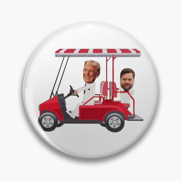 Item preview, Trump and JD Vance South Park Golf Cart designed and sold by Metro Bionic.