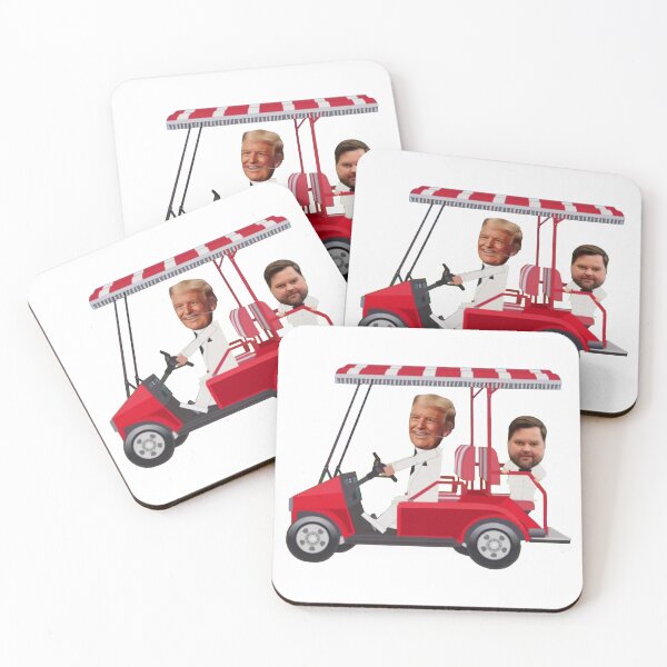 Item preview, Trump and JD Vance South Park Golf Cart designed and sold by Metro Bionic.