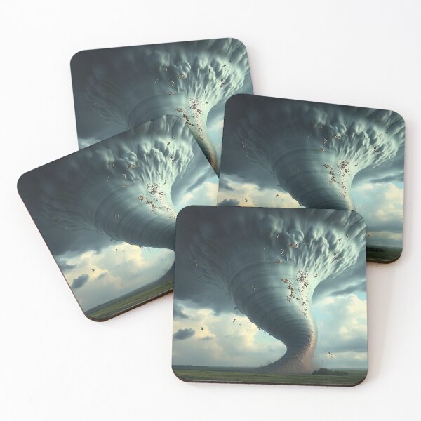 Item preview, Colossal Tornado Devouring the Sky designed and sold by bytefulbloom.