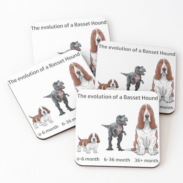 Item preview, The Evolution of a Basset Hound designed and sold by Ranout.