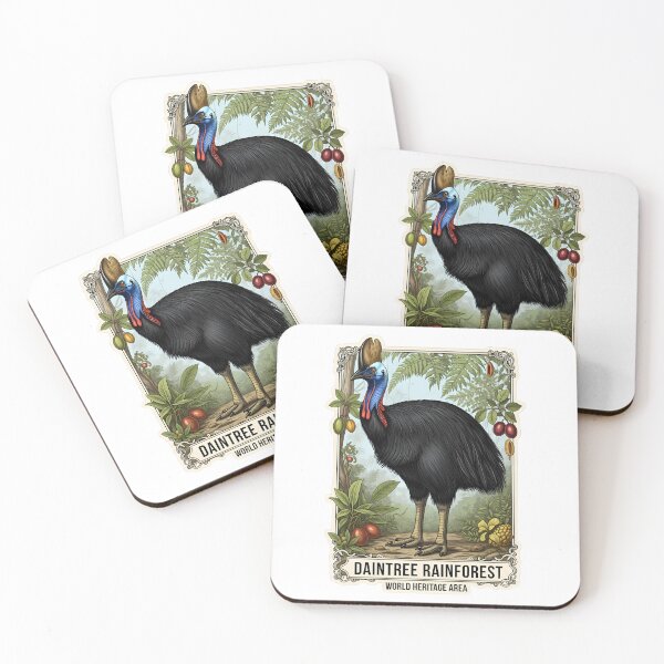 Item preview, Guardian of the Rainforest: A Vintage Daintree Rainforest Illustration designed and sold by Digital Dreams Arts.