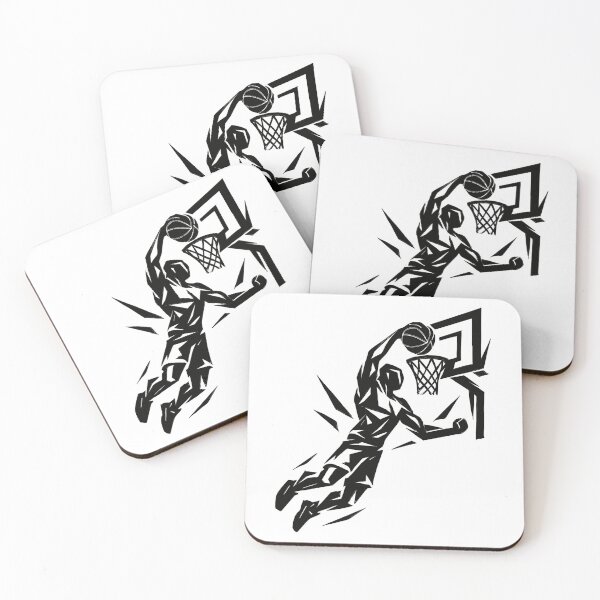Item preview, Basketball Slam Dunk Throw Dunking Player Abstract Gift designed and sold by Pineapple-Tree.