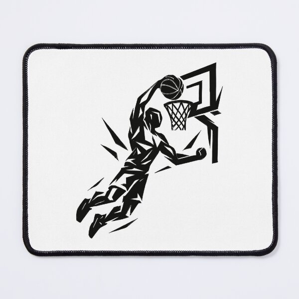 Item preview, Basketball Slam Dunk Throw Dunking Player Abstract Gift designed and sold by Pineapple-Tree.