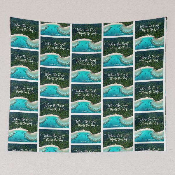 Item preview, Two Worlds Collide: A Vibrant Cape Tribulation Painting designed and sold by Digital Dreams Arts.