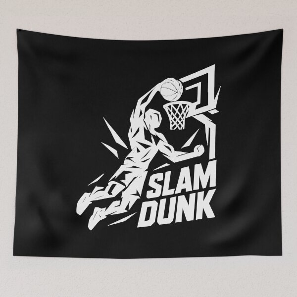 Item preview, Basketball Slam Dunk Throw Dunking Player Abstract Gift designed and sold by Pineapple-Tree.