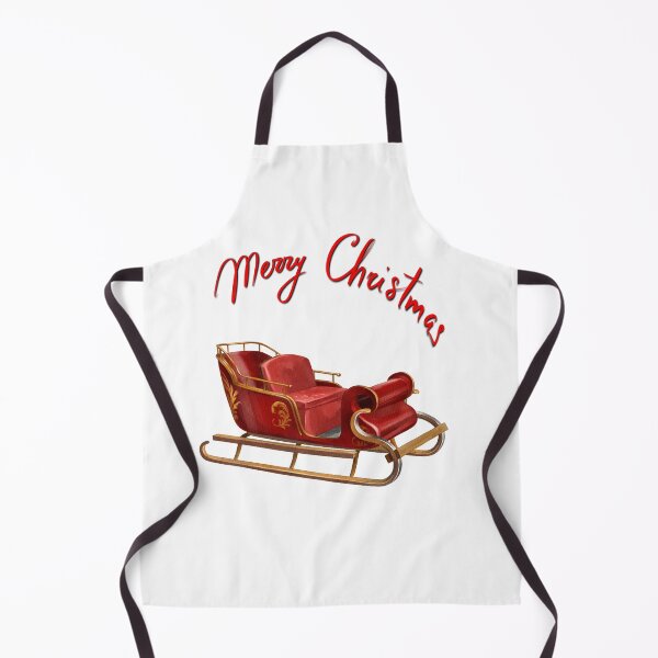 Item preview, Festive Christmas sleigh decoration with a warm greeting created for holiday cheer in a cozy setting designed and sold by Ms. Iryna.