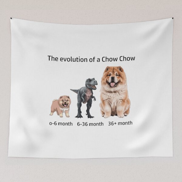 Item preview, Copy of The Evolution of a Chow Chow designed and sold by Ranout.