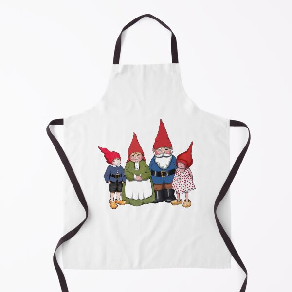 Item preview, Family of GNOMES, From Original Illustration, Fantasy Art, Red Hats designed and sold by JoyfulWhimsy.