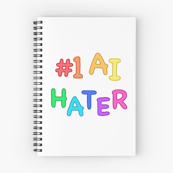 Item preview, #1 AI Hater Rainbow Comic Sans design designed and sold by Cryptid-Crafter.