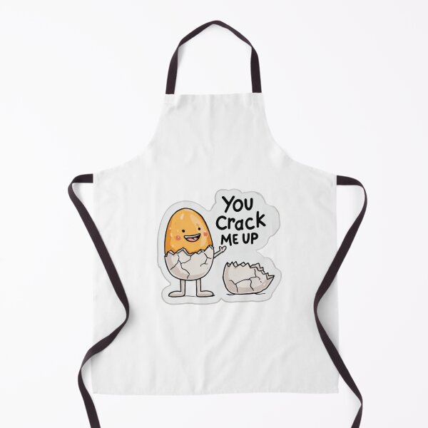 Item preview, You Crack Me Up Egg Pun Sticker designed and sold by Blurbean.