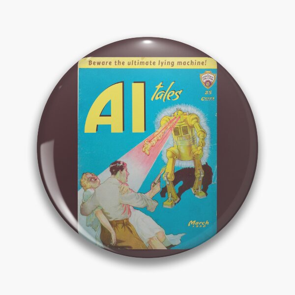 Item preview, AI TALES Magazine | Beware the Ultimate Lying Machine! designed and sold by ModernPulp.
