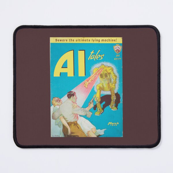 Item preview, AI TALES Magazine | Beware the Ultimate Lying Machine! designed and sold by ModernPulp.