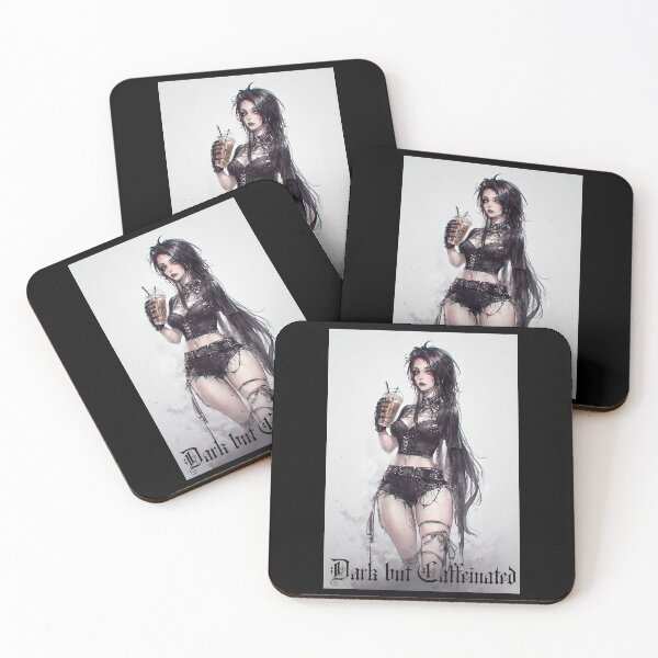 Item preview, Dark but Caffeinated – Gothic Coffee Lover Aesthetic designed and sold by Mark Mentzer.