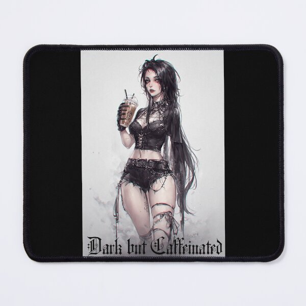 Item preview, Dark but Caffeinated – Gothic Coffee Lover Aesthetic designed and sold by Mark Mentzer.