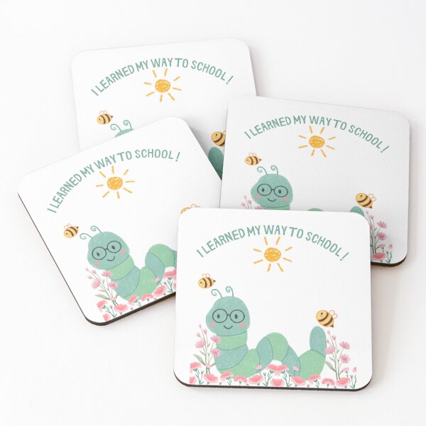 Item preview, Cute Caterpillar Back to School Illustration designed and sold by mayadesignshop.