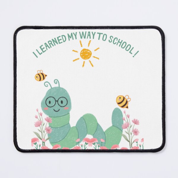 Item preview, Cute Caterpillar Back to School Illustration designed and sold by mayadesignshop.