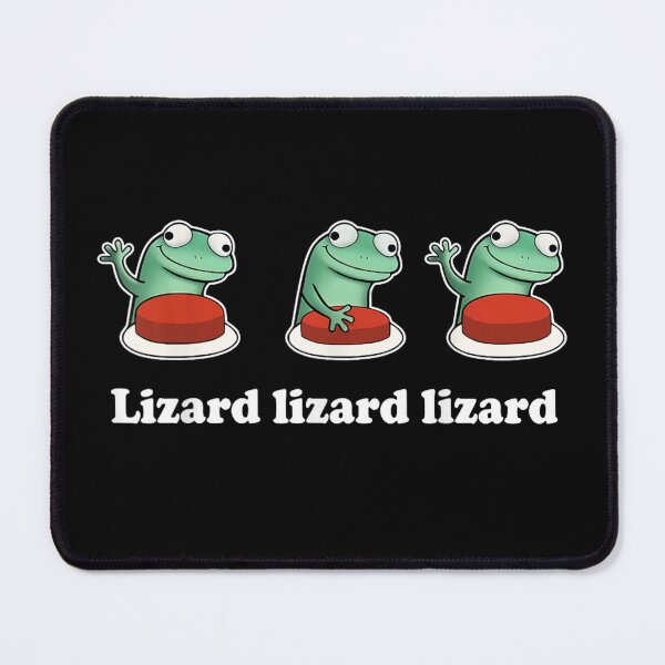 Item preview, Funny Weirdcore Animal Lizard Lizard Lizard Meme - Derpy Lizard Button designed and sold by ivotee.