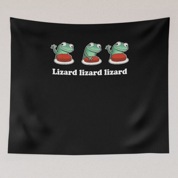 Item preview, Funny Weirdcore Animal Lizard Lizard Lizard Meme - Derpy Lizard Button designed and sold by ivotee.