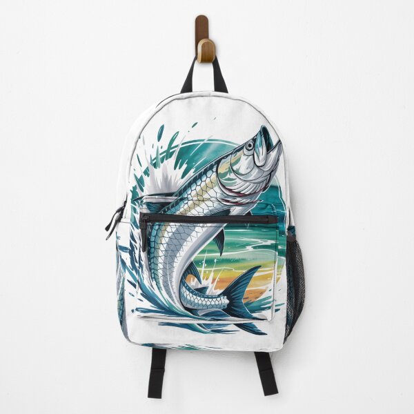 Item preview, Tarpon Power Splash – Epic Jump in Tropical Waters designed and sold by FusiTink.