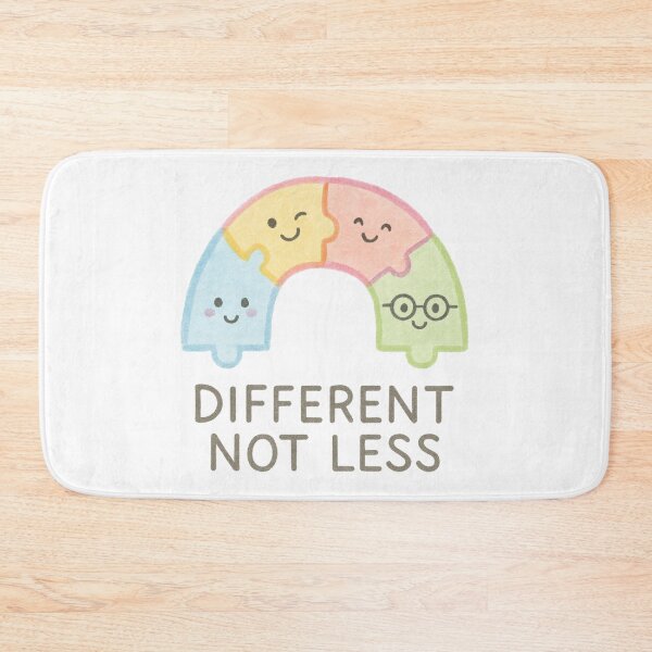 Item preview, Different Not Less – Neurodiversity Puzzle Rainbow designed and sold by blacksugarkw.