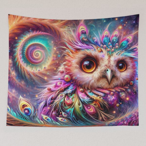 Item preview, Trippy Prissy Owl designed and sold by Paul Morse.