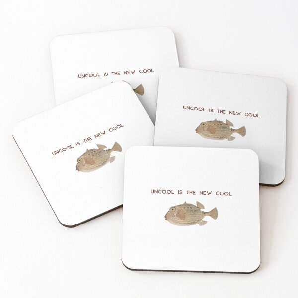 Item preview, Uncool Is The New Cool Fish designed and sold by Oddly Enchanted.
