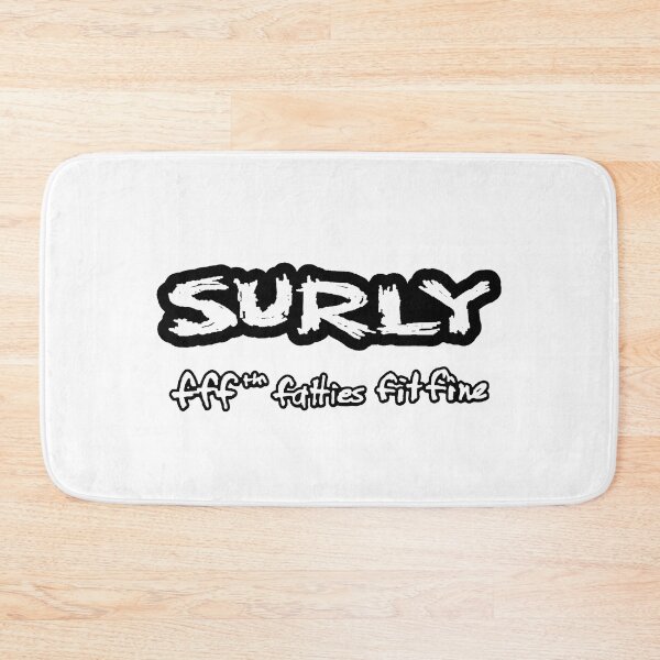 Item preview, Surly “Fatties Fit Fine” Distressed Logo – Fat Bike Culture Classic designed and sold by collectees1.