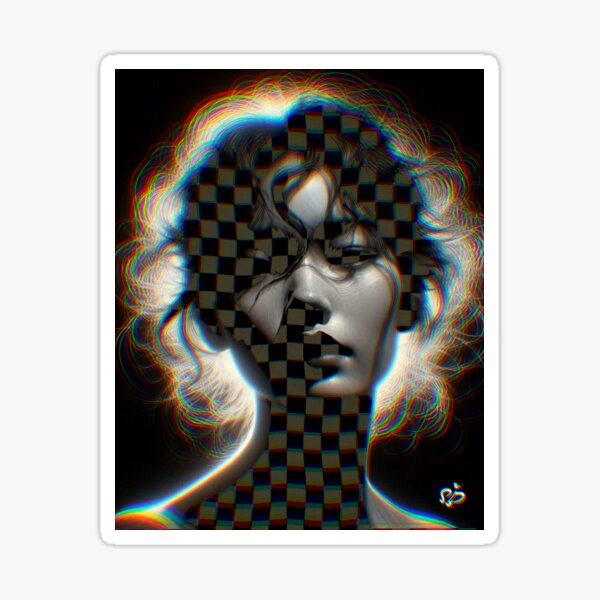 Item preview, Checker pattern woman designed and sold by Wawi4242.