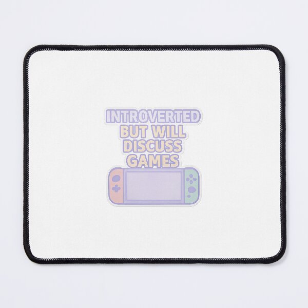 Item preview, Introverted But Will Discuss Games designed and sold by The Painted Topaz.