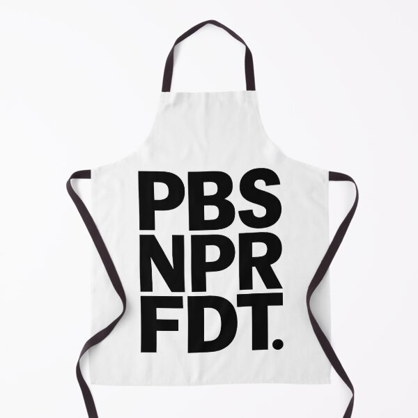 Item preview, Protest T-Shirt Design PBS NPR FDT Bold Typography Anti Trump Statement Art Clean White Background for Shirts Stickers Posters designed and sold by Brian Hibbs.