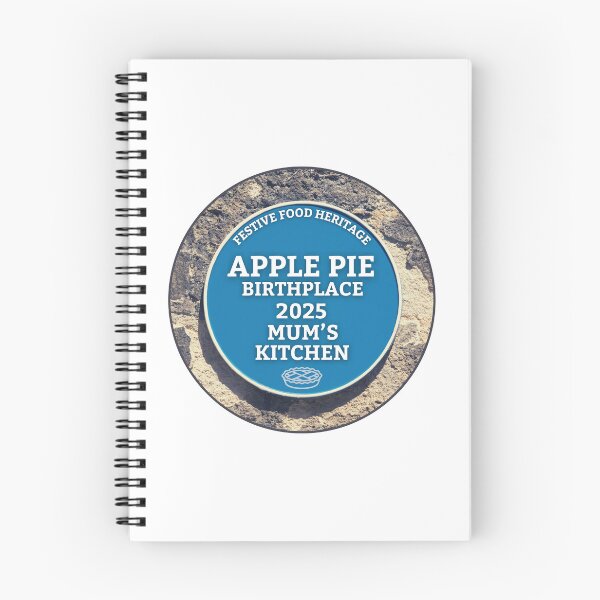 Item preview, 2025 Blue Plaque Apple Pie Birthplace - Mum's Kitchen. designed and sold by MPC-Mince-Pies.