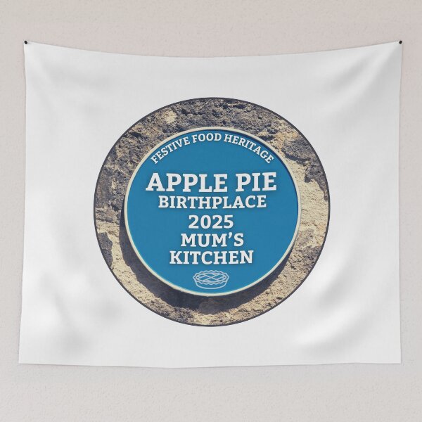 Item preview, 2025 Blue Plaque Apple Pie Birthplace - Mum's Kitchen. designed and sold by MPC-Mince-Pies.