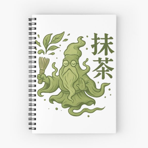 Item preview, Matcha Spirit Japanese Green Tea Master Kawaii Zen Meditation designed and sold by Alchemy Ink.