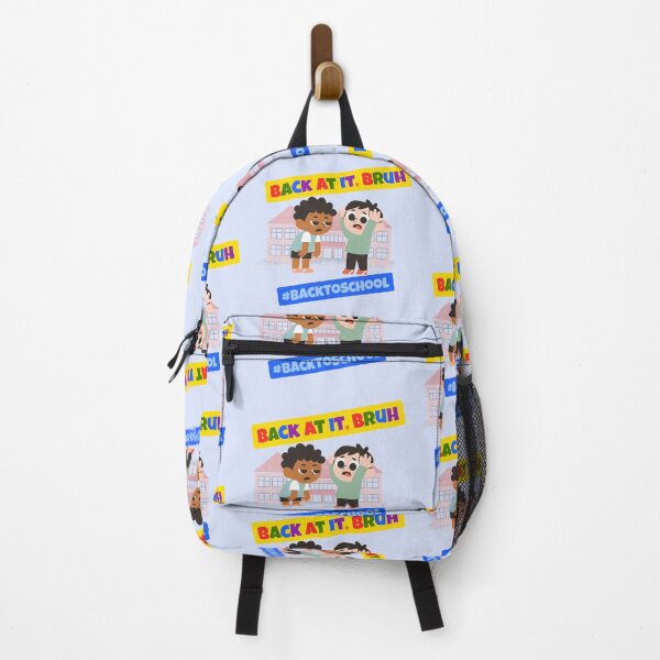 Item preview, Back At It, Bruh – Blue designed and sold by buglevel.