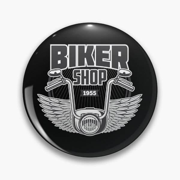 Item preview, vintage biker shop designed and sold by Joncasmiart.